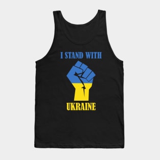 I Stand With Ukraine, Ukraine, Ukraine Flag, Ukrainian Flag, I Support Ukraine, Ukraine Tank Top